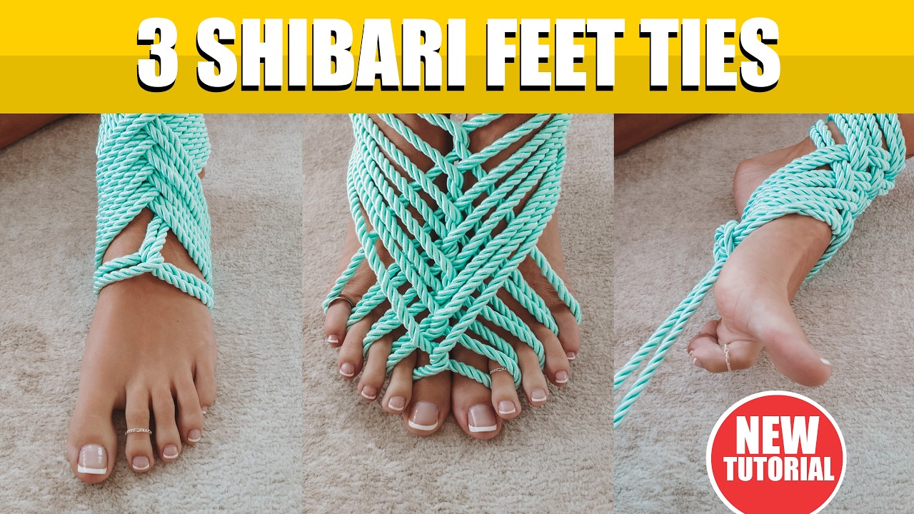 3 Beautiful Shibari Foot Ties You Need to Try | Step-by-Step Tutorial