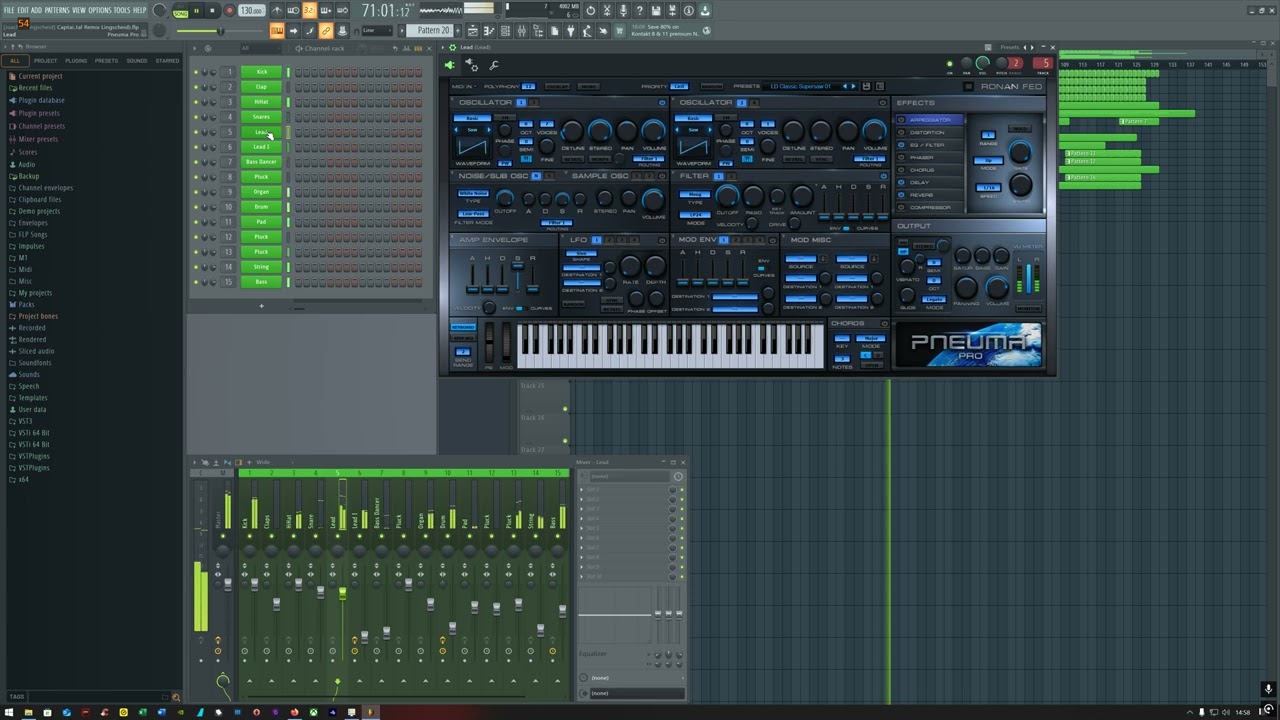 Fl Studio 2025 Captain Hollywood Project - More and More (Instrumental Remix Lingscheid)