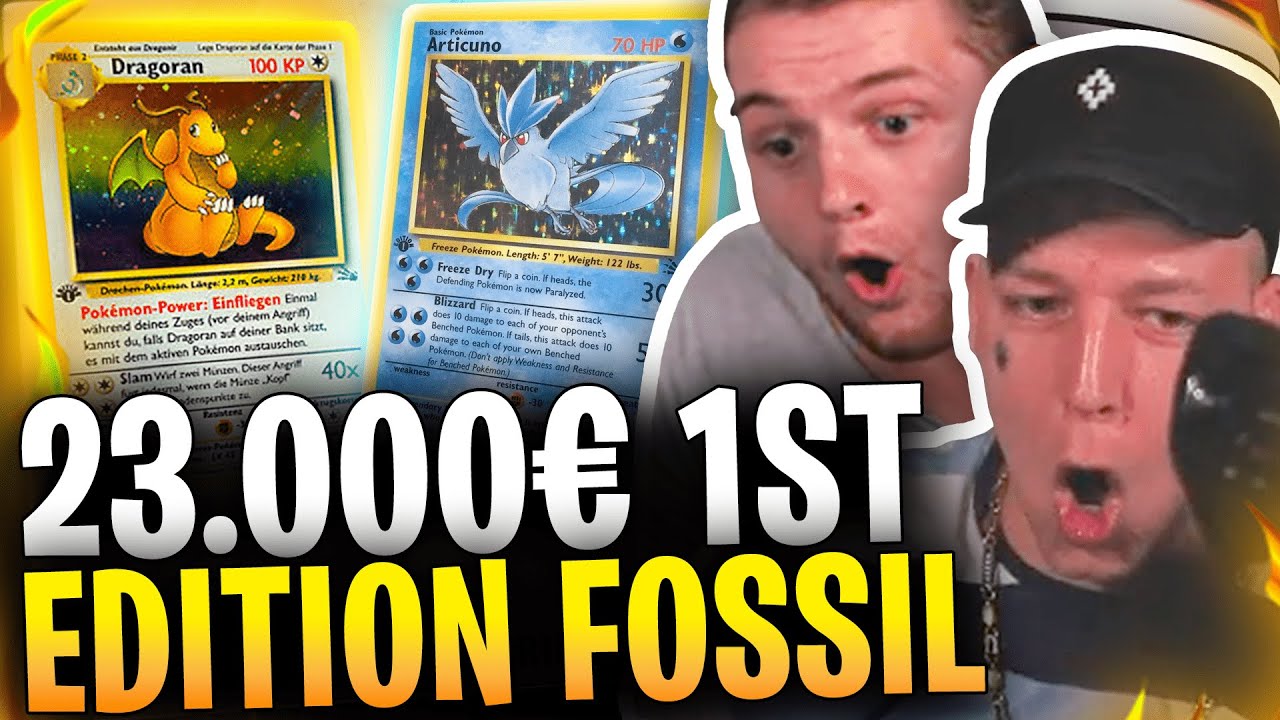 😍😱1st EDITION Dragoran aus 23.000€ FOSSIL DISPLAY?! | SPEZIAL Break mit MONTE