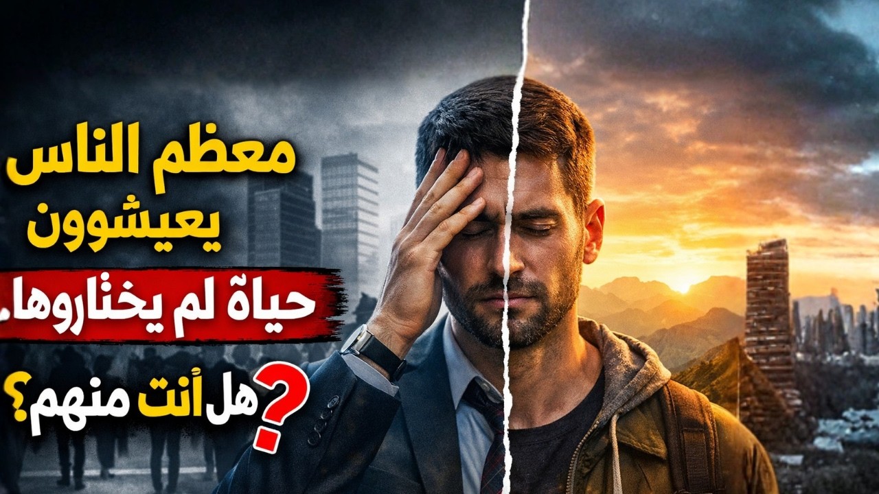 معظم الناس يعيشون حياة لم يختاروها… هل أنت واحد منهم؟