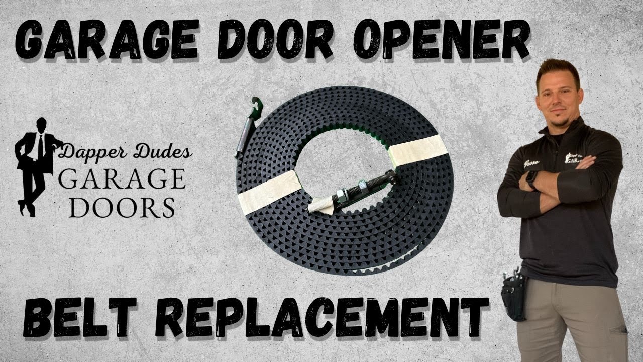 Garage door opener belt replacement and repair!!