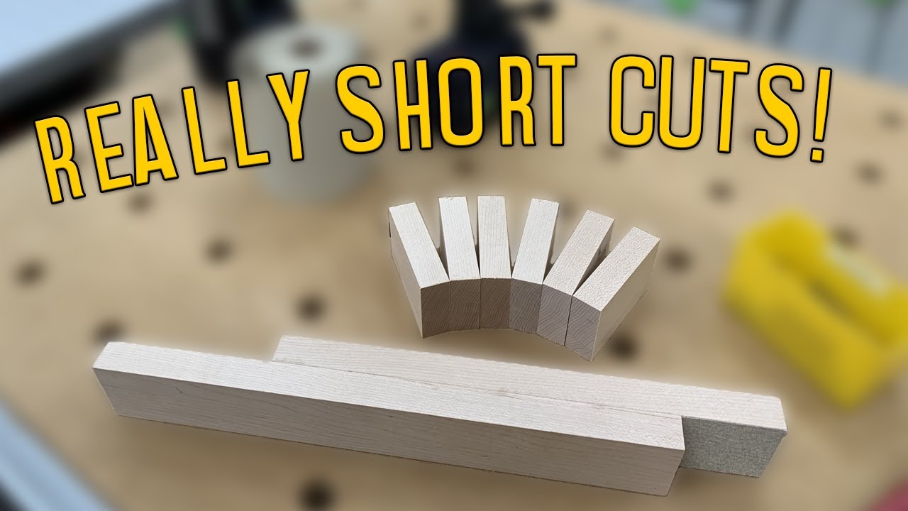 Get Repeatable (REALLY) Short Cuts With Your Miter Saw.