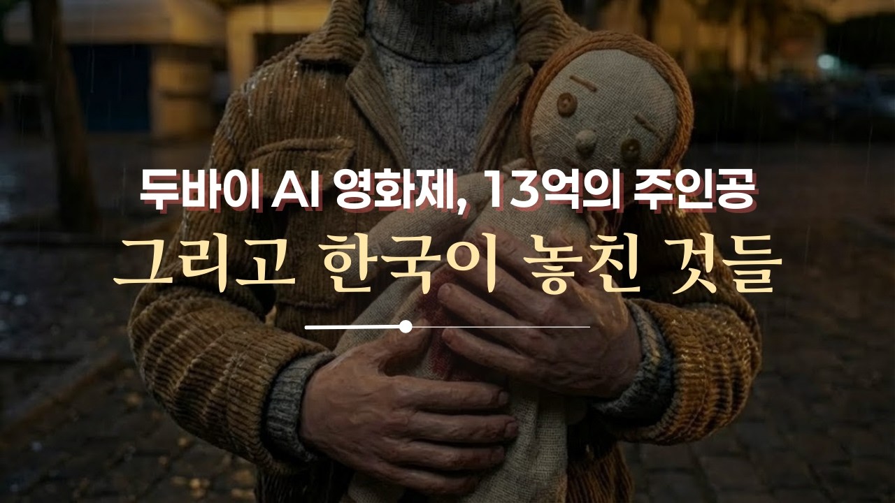 13억 받은 튀니지 감독 vs 침묵한 한국 AI 영화, 뭐가 달랐을까? | AI 시네마 설명회