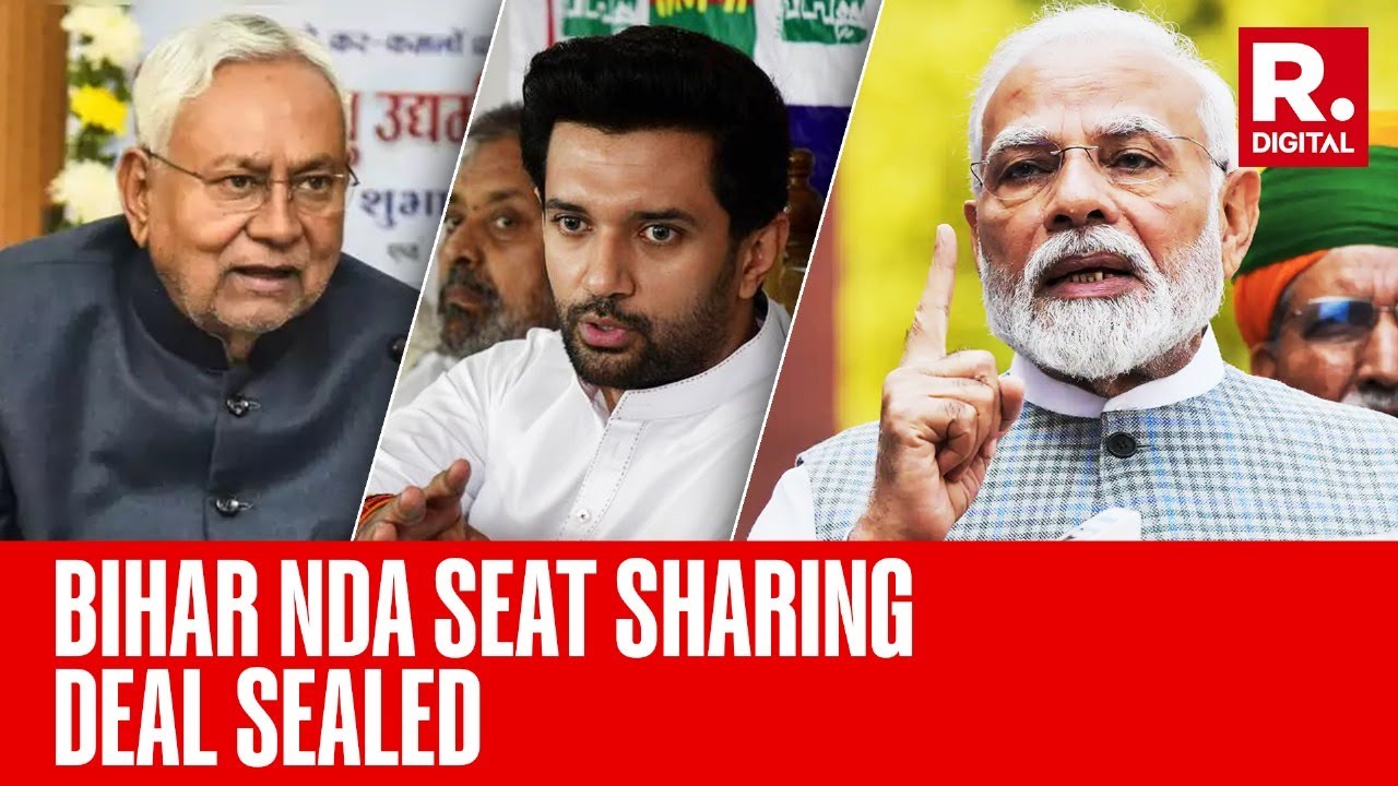 BJP To Contest 17 Lok Sabha Seats In Bihar, JDU To Fight On 16, Chirag Paswan's LJP Gets 5 Seats