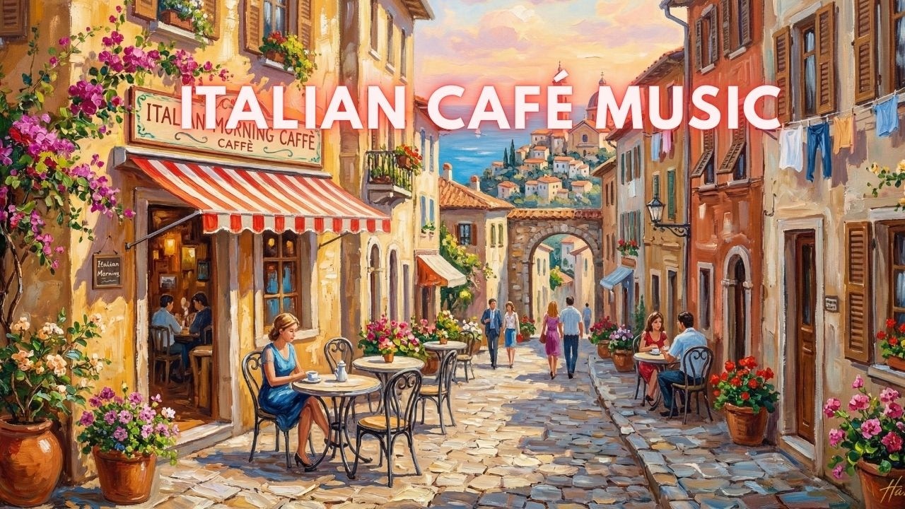 Italian Café Morning ☕ Soft Mandolin, Accordion, Guitar & Violin | Romantic & Relaxing Instrumental