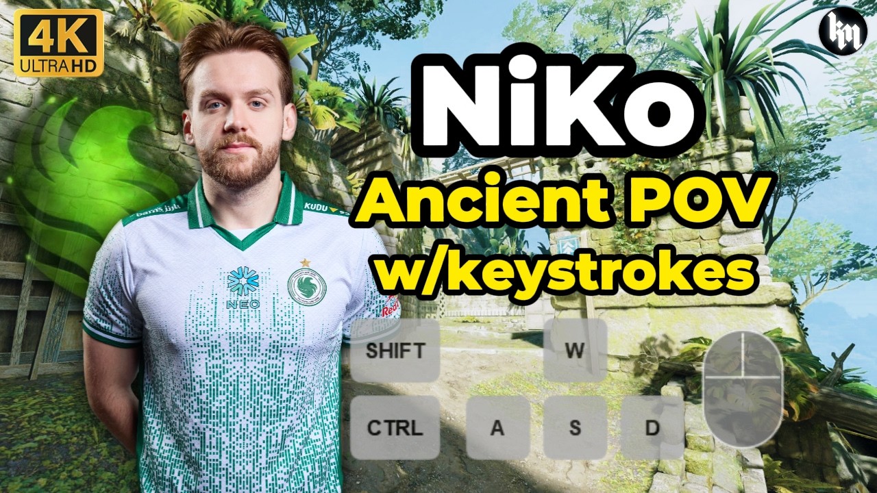 NiKo (21-12) with Keystrokes Falcons vs NRG (Ancient) BLAST Open Rotterdam 2026 #cs2 #Falcons #niko