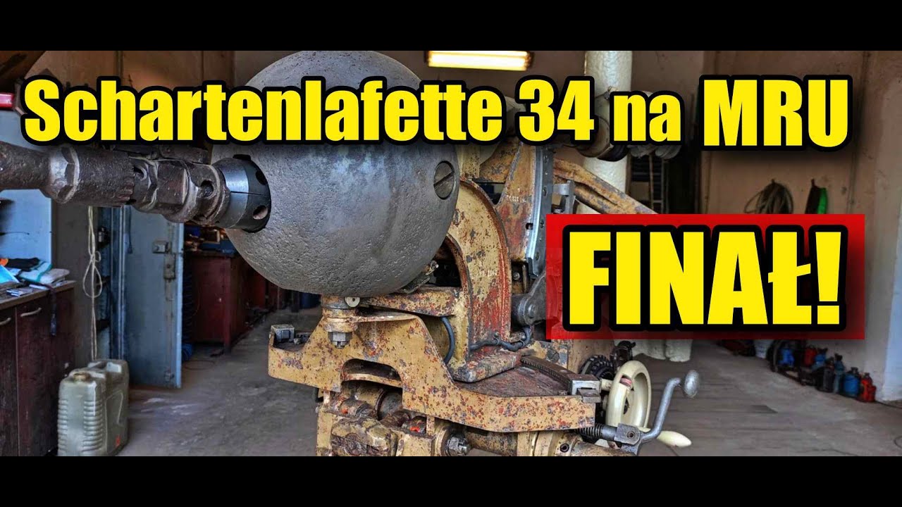 Laweta MG 34 - Odbudowa Zakończona