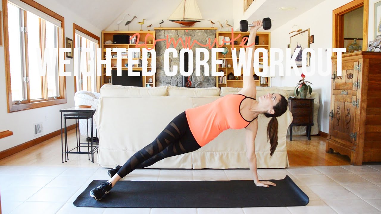 20-Minute Weighted Core Workout