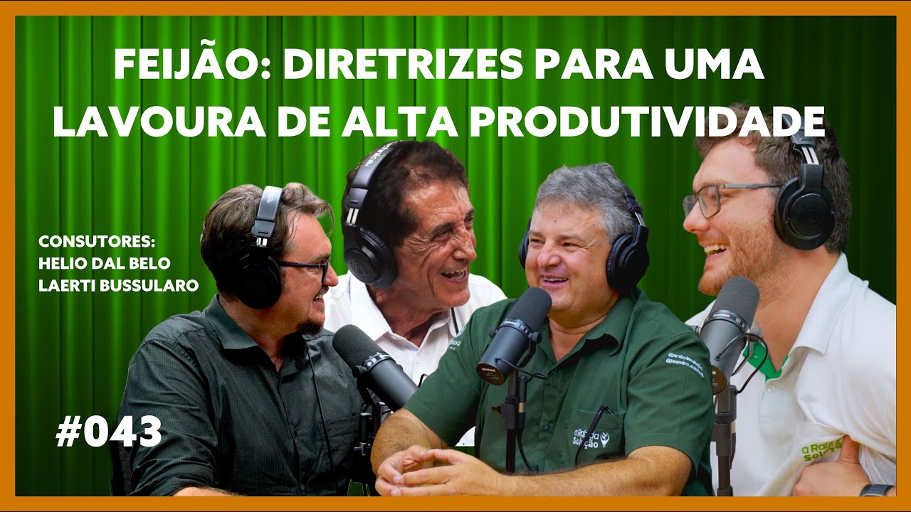 FEIJÃO: DIRETRIZES PARA LAVOURA DE ALTA PRODUTIVIDADE - HELIO DAL E LAERTI - Podcast ARDS - #043