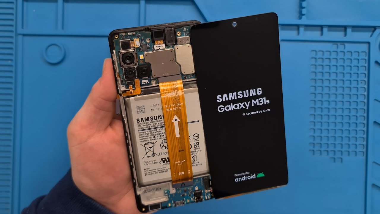 🔧Galaxy M31S Glass Only Replacement [4K 60FPS] 😎