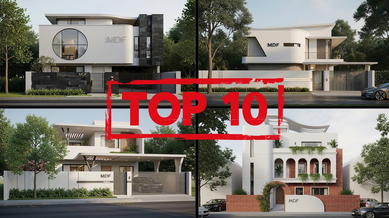 10 Best House Elevation Designs 2025: Modern, Minimalist, & Contemporary Exterior | MDF Architecture