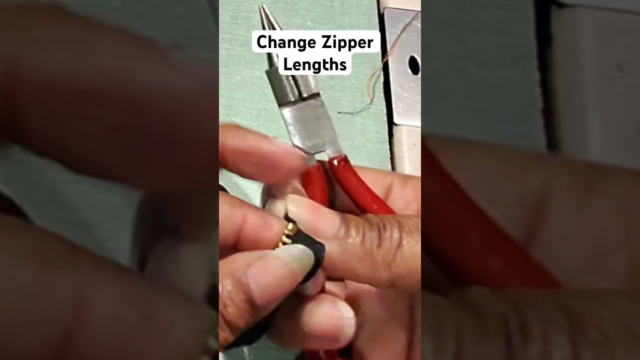Pro Tip For Custom Zipper Length #sewing #prosewingtips #zippers #zipperlength #shortenzipper