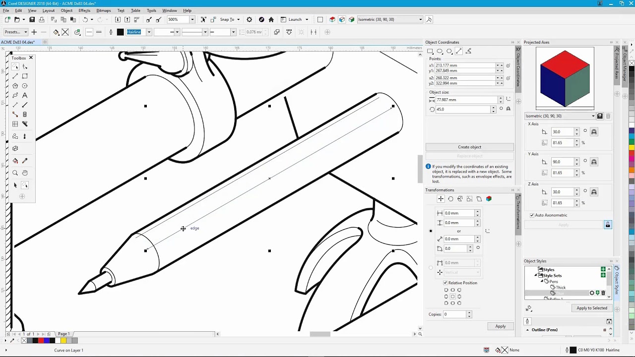 Technical Illustration with Corel DESIGNER