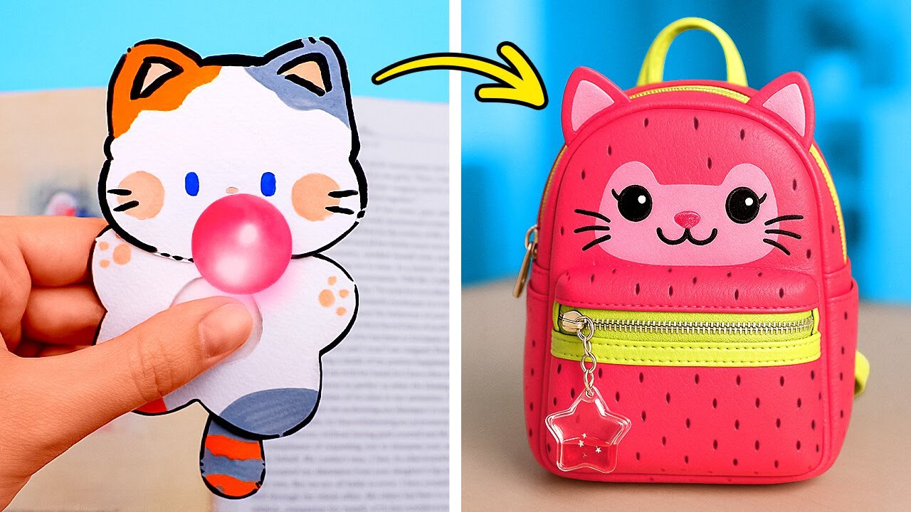 MAAK SCHOOL WEER LEUK! GEWELDIG papier knutselen om VANDAAG te proberen ✨🖍️