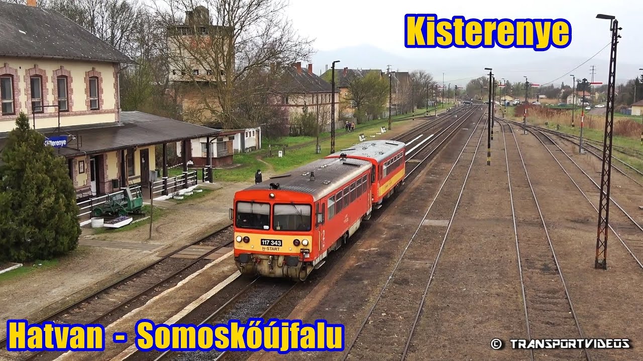 2021.04.18. - Retró fényezésű Bzmot (117 343) egy Bzx mellékkocsival a 81-es vasútvonalon