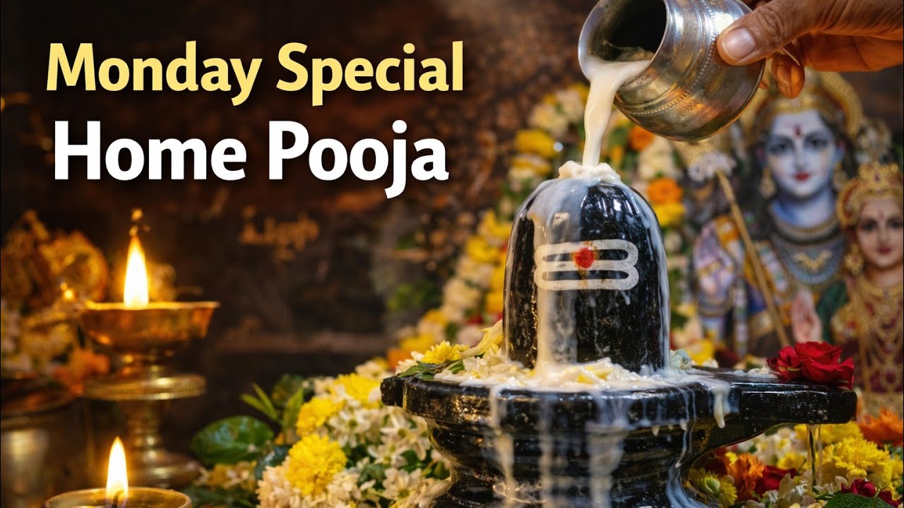 Monday Special Shiva Home Pooja 🙏 | Om Namah Shivaya | Peaceful 🧘