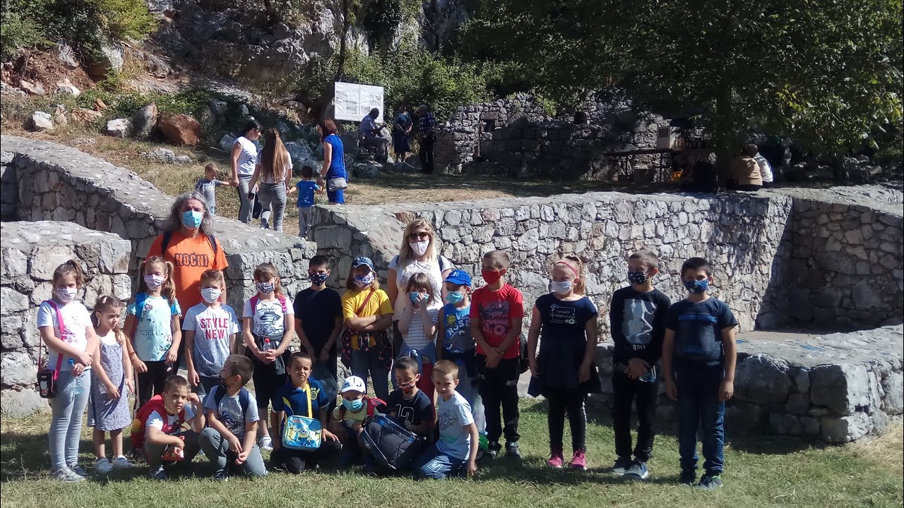 Izlet predškolaca i učenika II/5 i III/5 iz Zabrege do manastira Sveti Jovan Glavosek (oko 3,1 km)