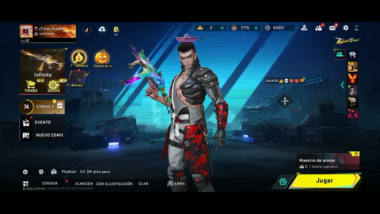 Video de como recuperar cuenta de blood strike si por accidente o tu teléfono se reinicia