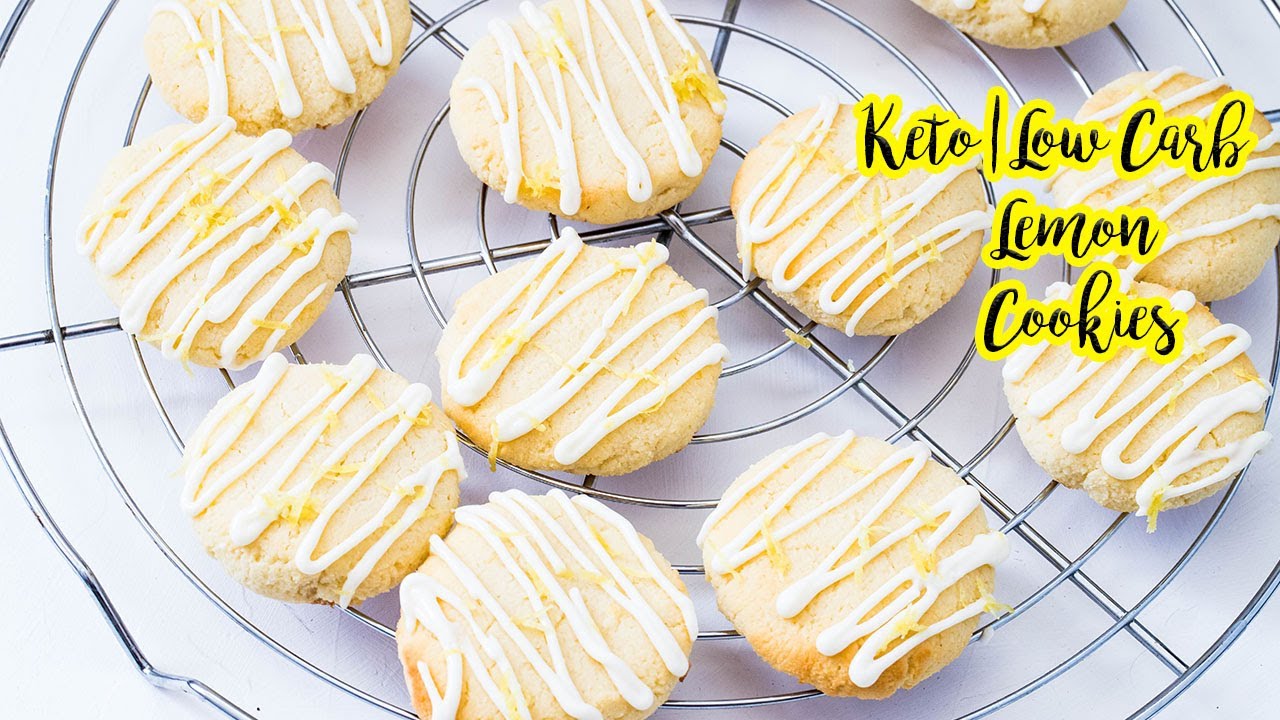 Thick Sugar-Free Keto Lemon Cookies - 2g net carbs - LowCarbSpark