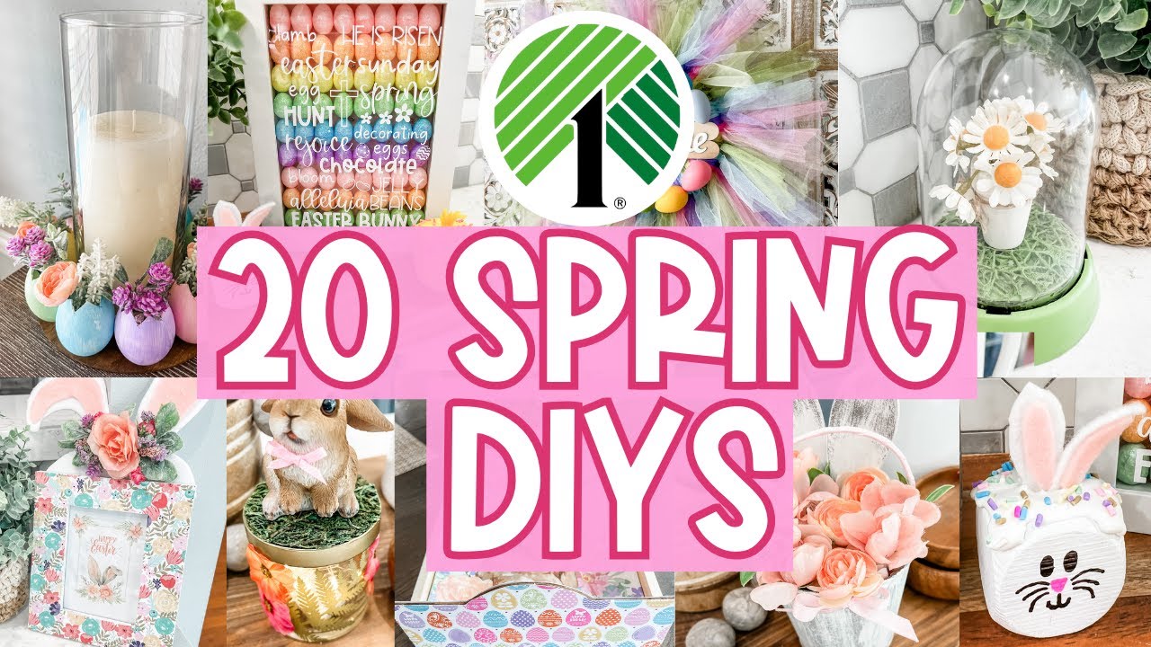 💐20 Fresh Dollar Tree Spring DIYs Refresh Your Home Decor!  Budget-Friendly Spring Decor for 2025!