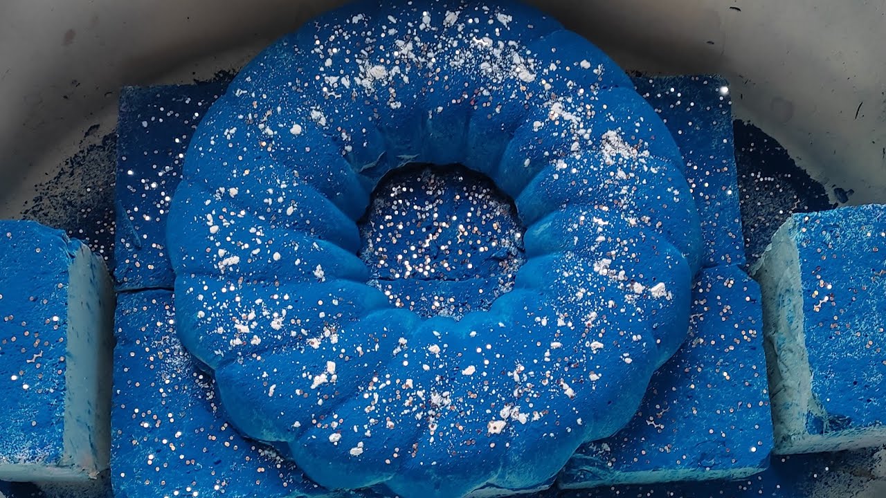 Blue Powdery Gymchalk Reforms | ASMR | Anxiety Relief | Sleep Aid | Oddly Satisfying