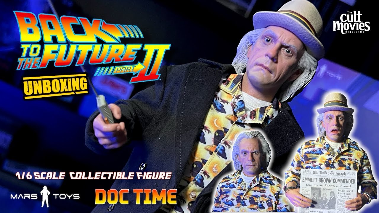 GREAT SCOTT!!! DOC Brown 1/6 Scale Collectible Figure | Mars Toys | Back To The Future II | UNBOXING