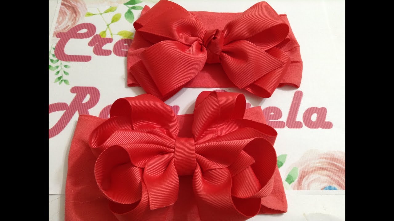 Dos estilos sencillos y básicos de bandita para niña VIDEO No.569 creaciones rosa isela