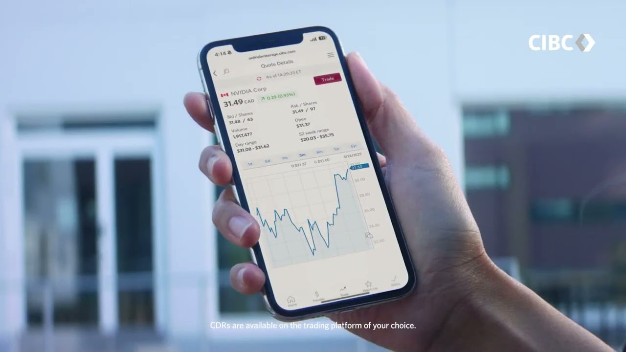 CIBC Canadian Depositary Receipts (CDRs) - Made for Canadians