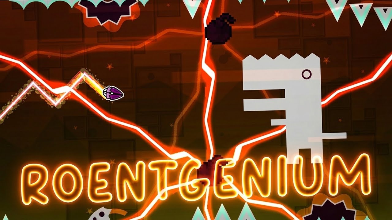 &bdquo;Roentgenium&rdquo; autorstwa Avixela [WSZYSTKIE MONETY] | Geometry Dash Daily #1853