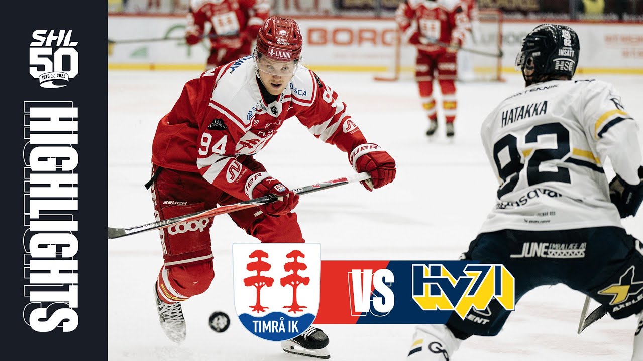 Timrå vs HV71 | 1 nov 2025 | Highlights