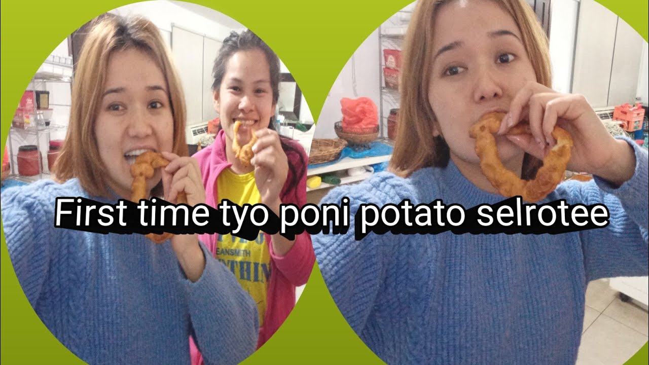 First Time Potato Selrotee  Banaudai Cyprus Ma With  Ansu video 📷📷 (Vlog)@Maya Theeng16