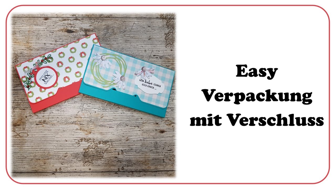 Easy Verpackung - Tutorial - für Badesalz * Tassenpudding * Schokoladentafel * Tassenkuchen *