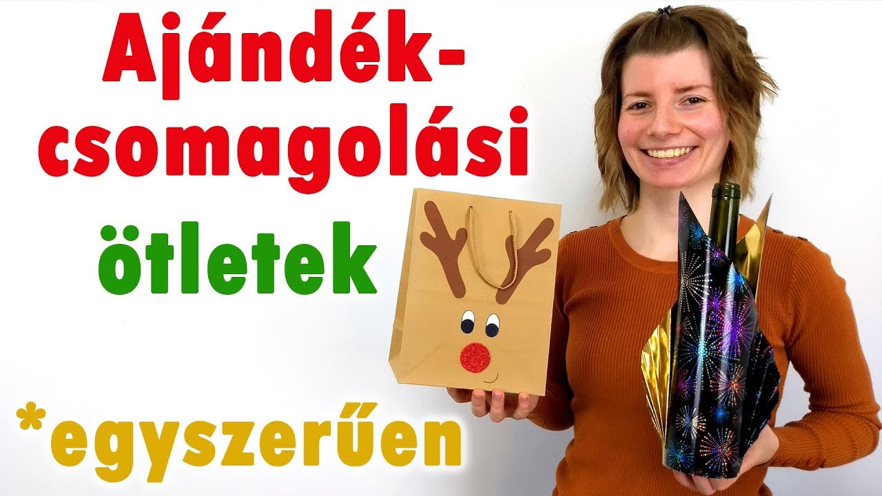 Ajándékcsomagolási ötletek