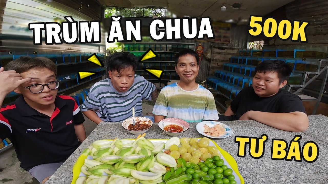 Anh Nhí Betta thách đấu trùm ăn chua Ông Tư Báo phần thưởng 500K