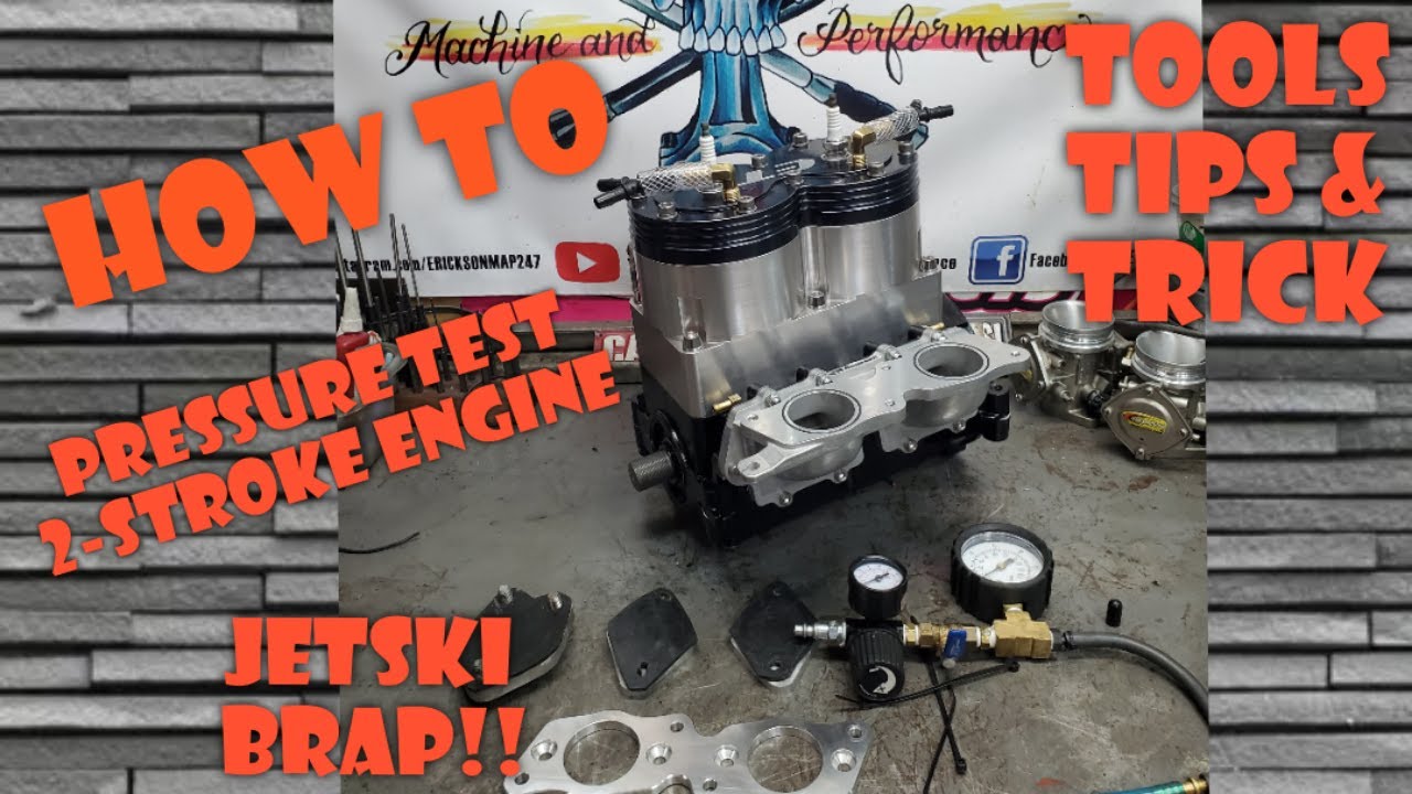 How to Pressure test a Jetski 2 stroke engine. Tools Tips and tricks. Et 967 pressure test.