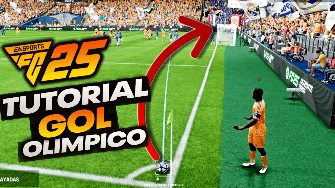COMO hacer GOL OLÍMPICO en FC25 TUTORIAL
