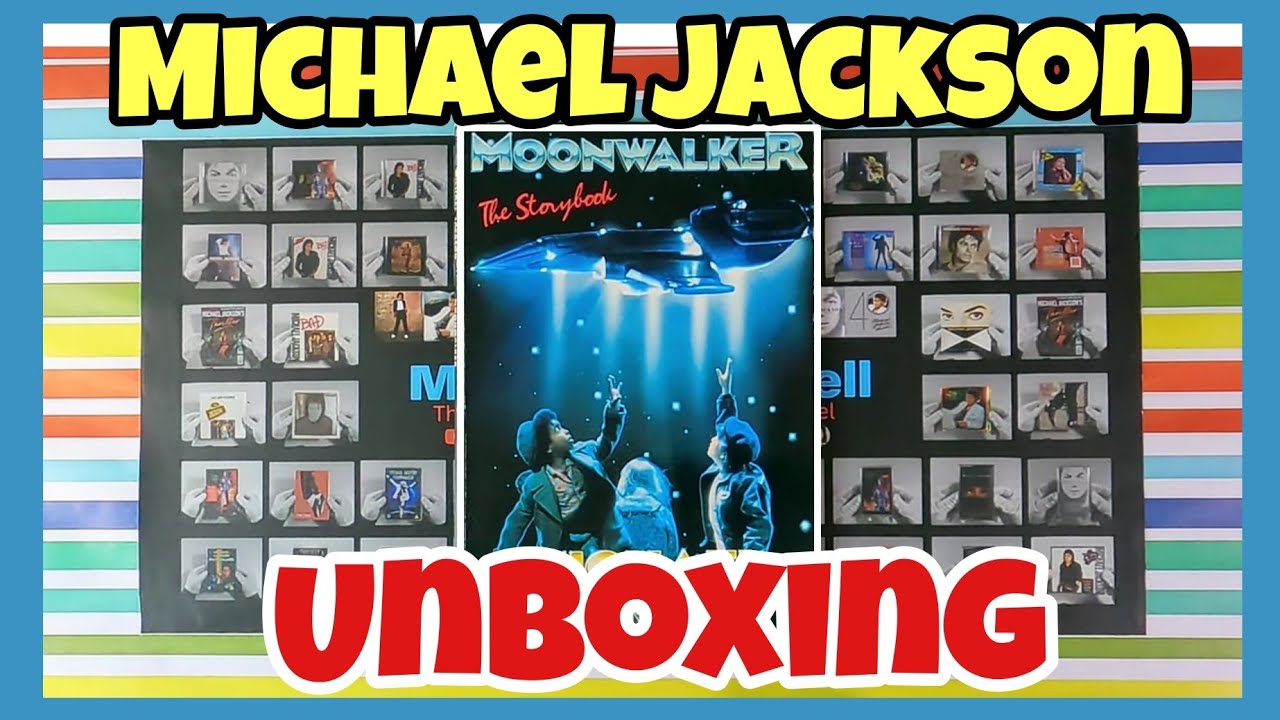 Michael Jackson - Moonwalker (Storybook) 1988 Unboxing 4K HD | MJ Show and Tell