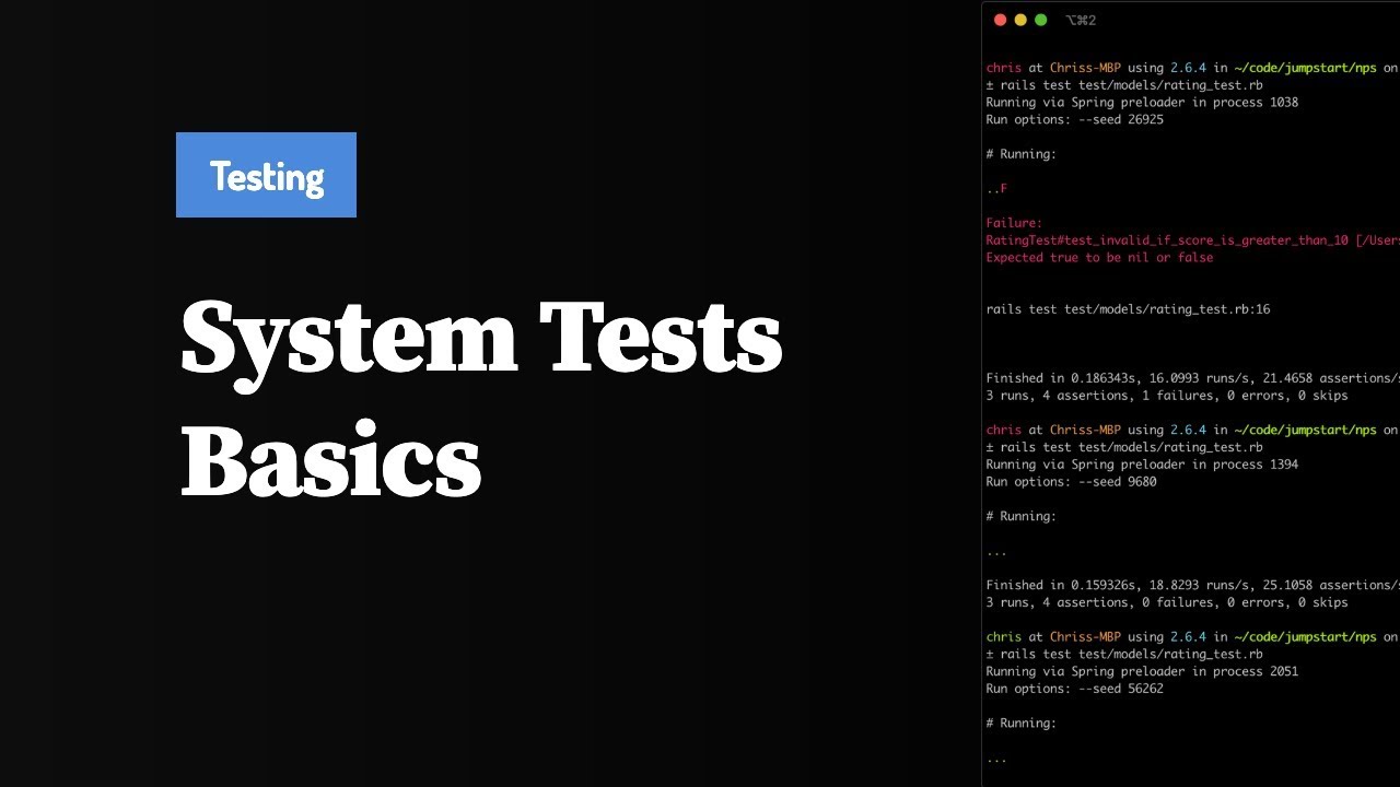 How to write System Tests in Rails