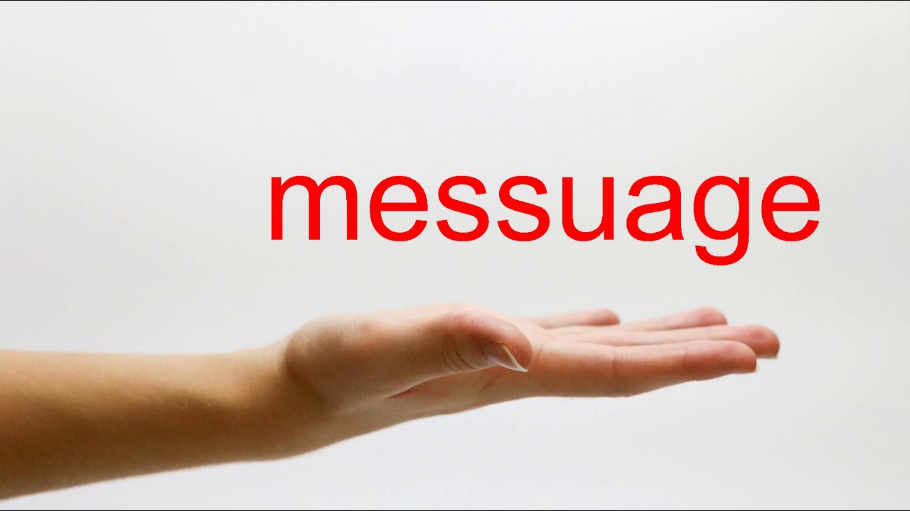How to Pronounce messuage - American English