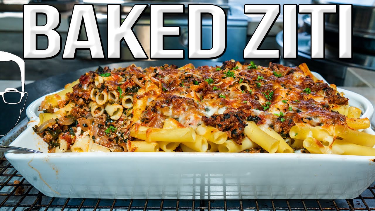 EASY BAKED ZITI PASTA RECIPE | SAM THE COOKING GUY 4K