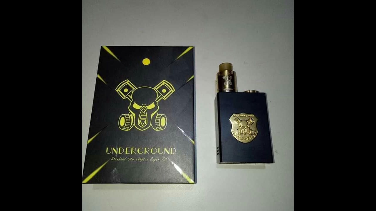 UNBOXING UNDERGROUND SERIES MOD | UNDERGROUND SERIES BOX MOD | UNDERGROUND VAPE