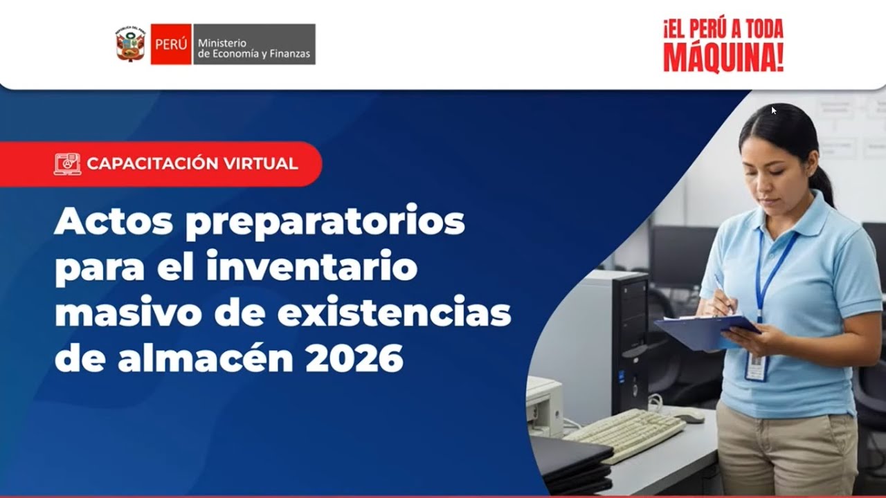 DGA: Actos preparatorios para el inventario masivo de existencias de almacén 2026