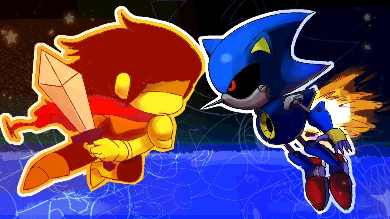Сражение с Метал Соником в DELTARUNE