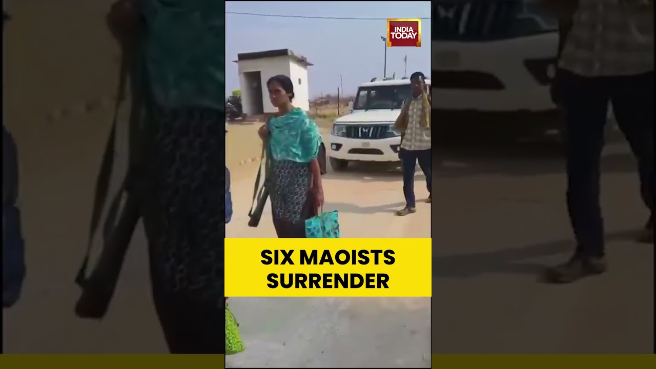 Six Maoists Surrender in Kanker, Chhattisgarh, Return to Mainstream for Rehabilitation