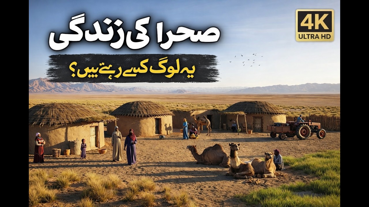 “AI Generated Desert Village in 4K Ultra HD | Realistic Sahara Life Scene | Cinematic AI Video”