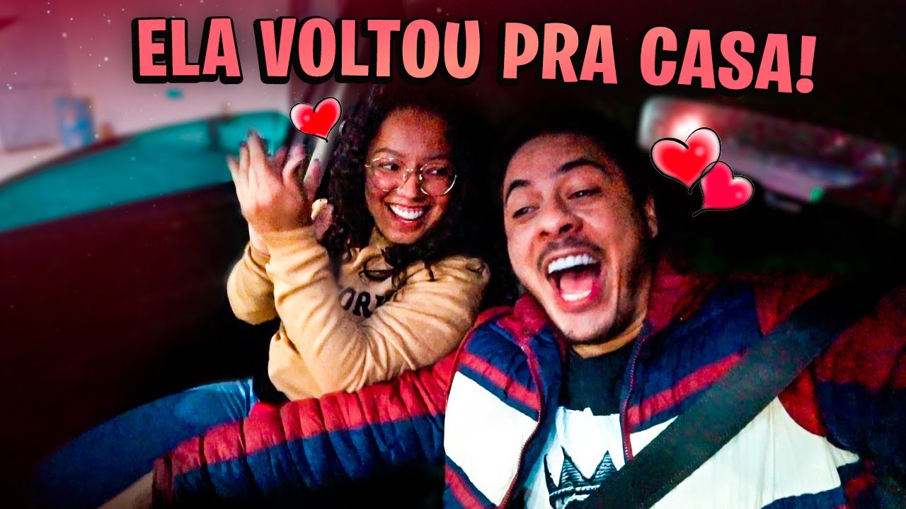 O AMOR DA MINHA VIDA VOLTOU PRA CASA, NÃO ESTOU MAIS MORANDO SOZINHO❤️