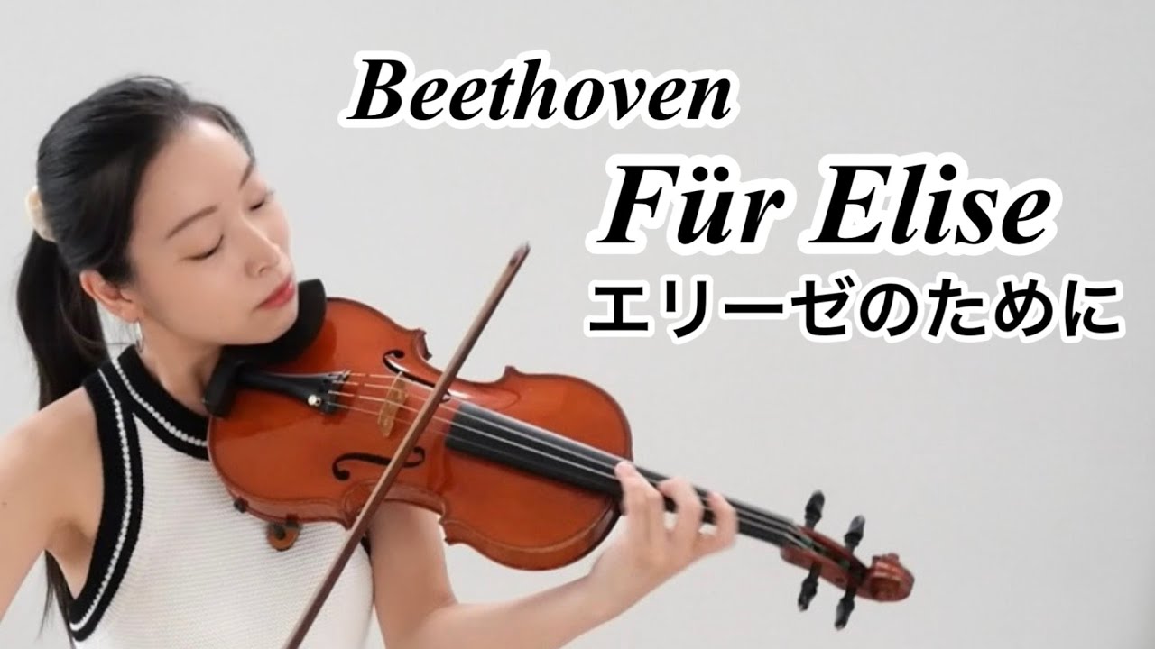 【エリーゼのために】ベートーヴェン Beethoven / Fur Elise (violin cover)