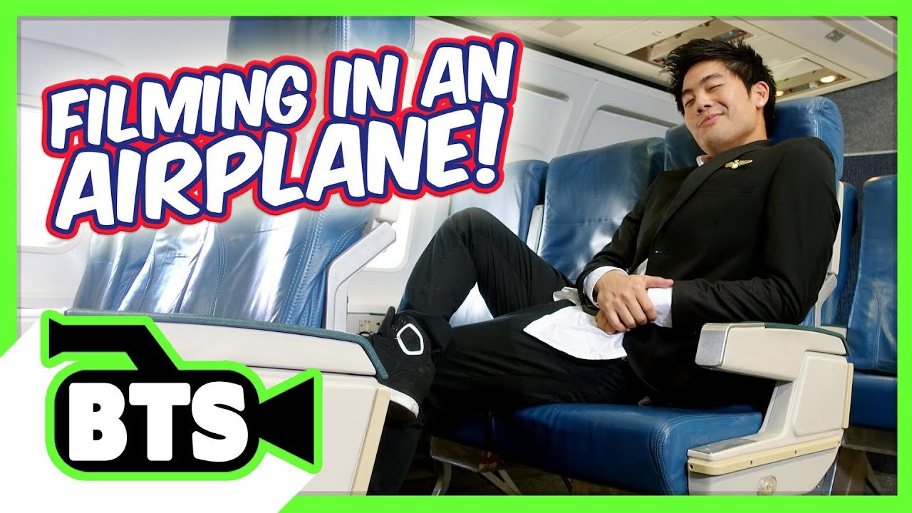 Filming on an Airplane! (BTS)