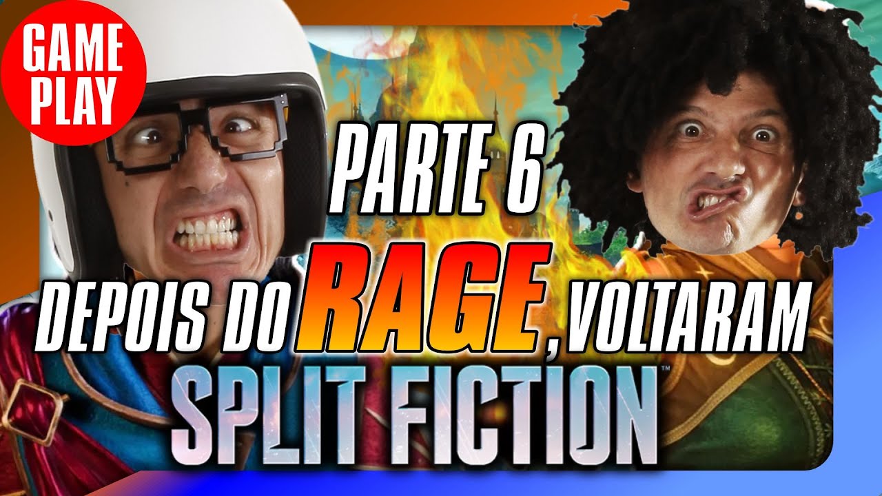 🔥 DEPOIS DO RAGE, NOVAMENTE CAOS NO GAMEPLAY  DE SPLIT FICTION PS5 🚀 PARTE 6 #splitfaction