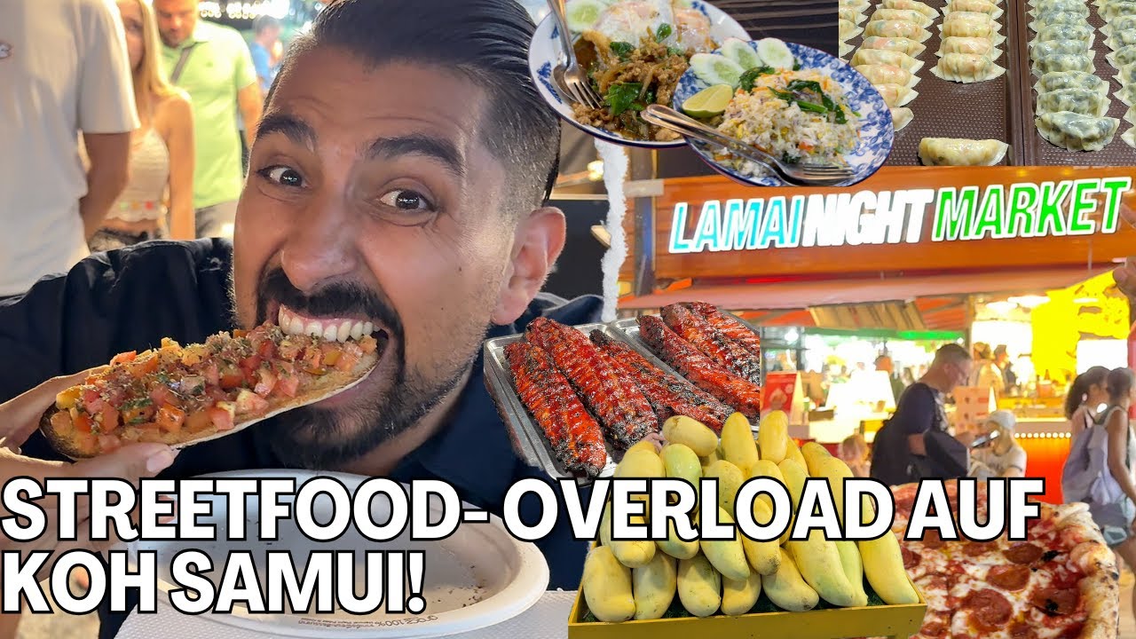 Lamai Night Market – So schmeckt Thailand wirklich! 🇹🇭 | Foodtour auf Koh Samui